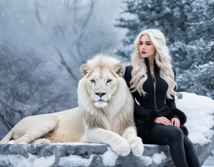 🦁❄️🤍