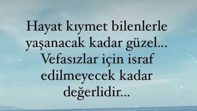 Senin için hayatın anlamı nedir?