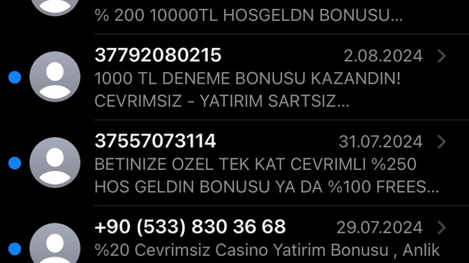 Bu smsler neden geliyor nasıl iptal olur?