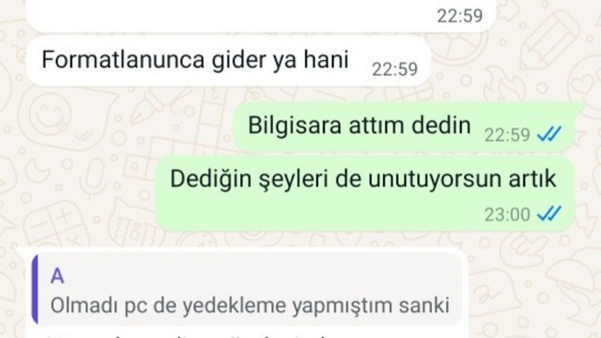 Arkadaşlar eski sevgilim bendeki fotoğraflar silindiği için atacaktı sonra bunu yazdı nasıl cevap vermeliyim?