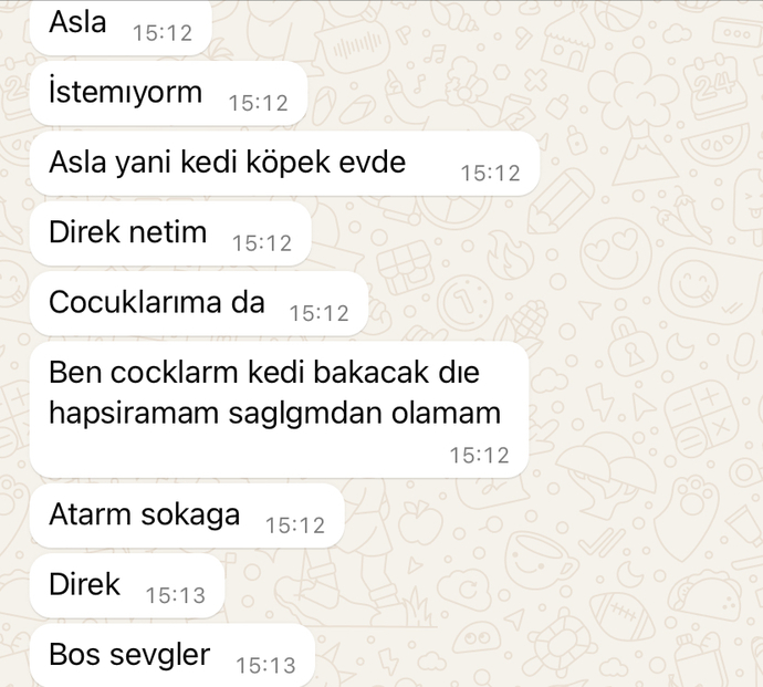 Sizce böyle birine ne diyim ben şimdi?