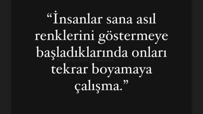 İnsanlarin asıl renklerini gördüğünüzde onları tektar boyamaya kalkarmısınız?