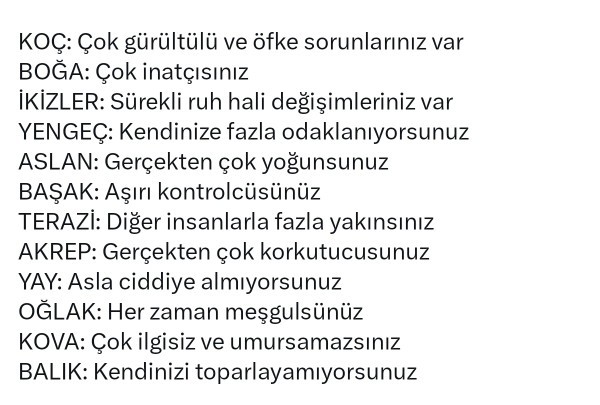 Burcunuza insanlar neden sizinle sevgili olmuyor?