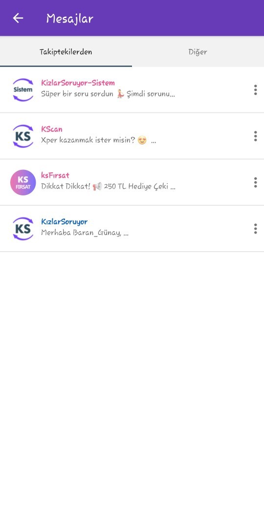 Dm ekran fotonu burada paylaşmaya cesaretin var mı?