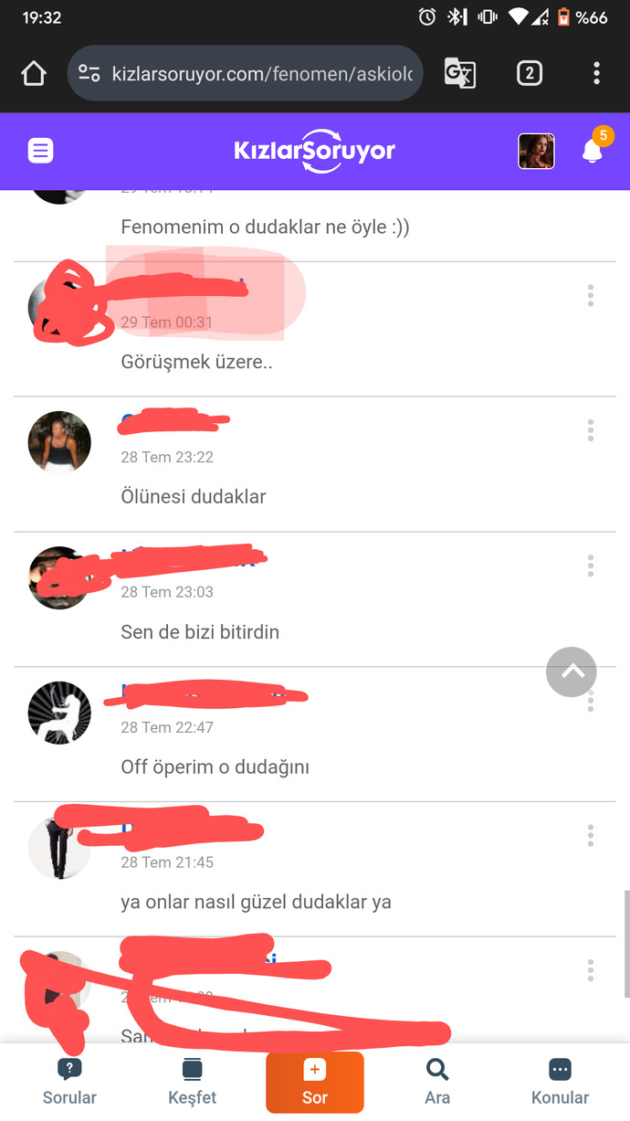 Dm ekran fotonu burada paylaşmaya cesaretin var mı?