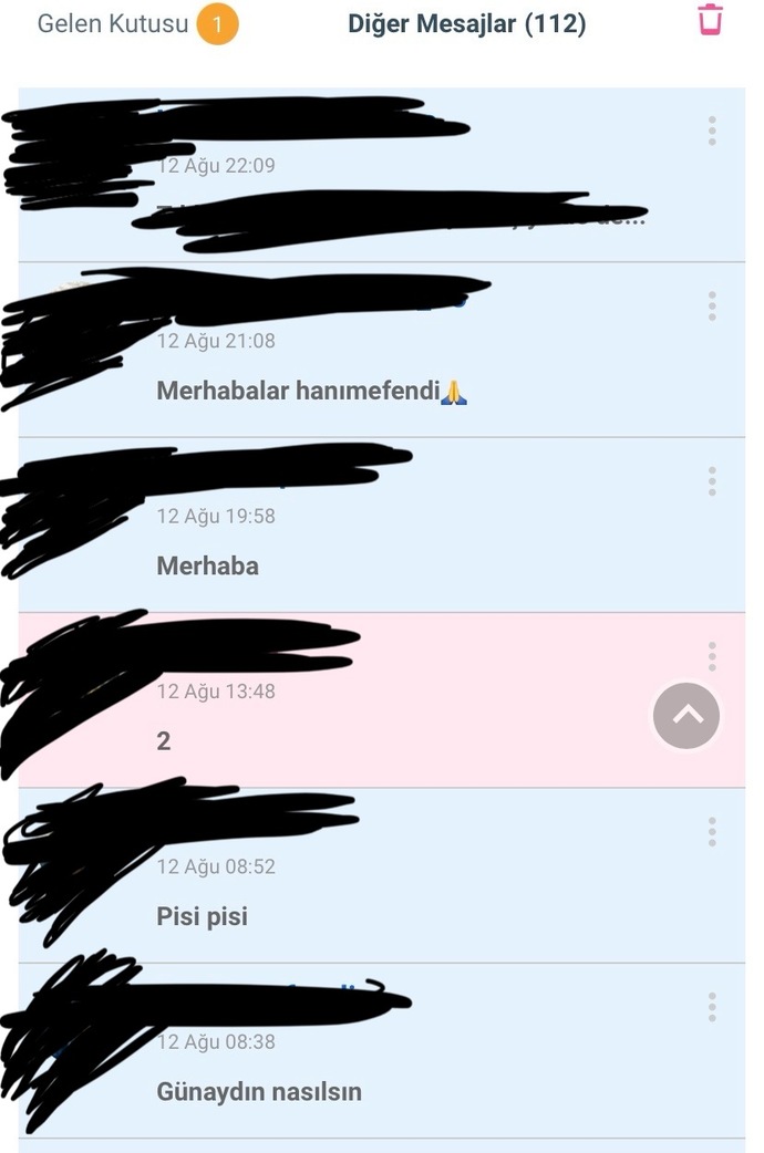 Dm ekran fotonu burada paylaşmaya cesaretin var mı?