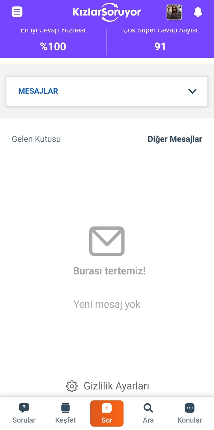 Dm ekran fotonu burada paylaşmaya cesaretin var mı?