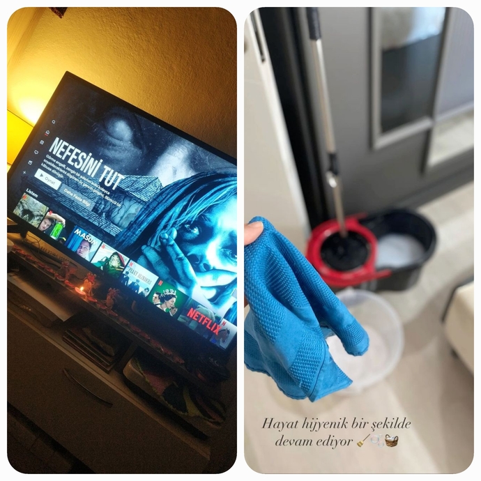 Diyelim ki şimdi dizi çıktı ve senin en sevdiğin dizi diziyi mi izlersin yoksa temizlik mi yaparsın söyleyeyim mi 😂😂?