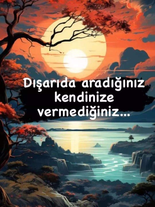 Gün batımına bir söz bırakır mısın?