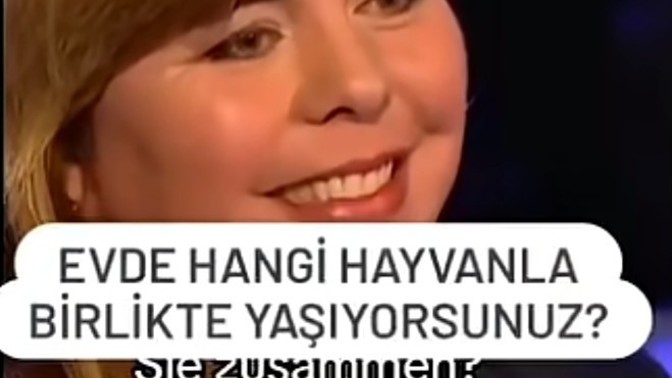 Evde hangi hayvanla yaşıyorsunuz?