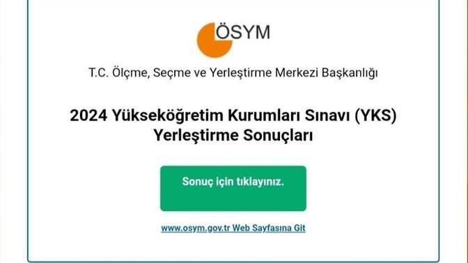 YKS 2024 Yerleştirme Sonuçları Açıklandı Kimler Nereye Yolcu Bakalım?