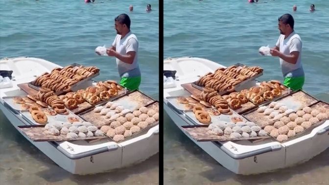 Balıkesir Erdek'te gerçek bir ekmek teknesi! Sizin ekmek tekneniz ne?