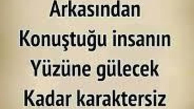 Arkadan konuşmak kadın işi mi erkek işi mi?