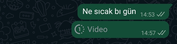Gelen mesaja cevap vermeyip durum paylaşmak ne demek?