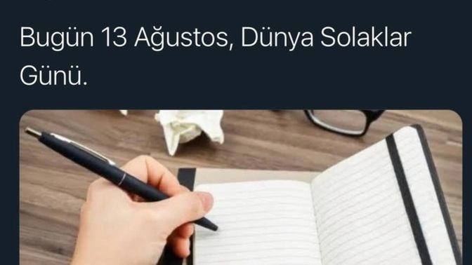 Solak mısınız sağlak mı?
