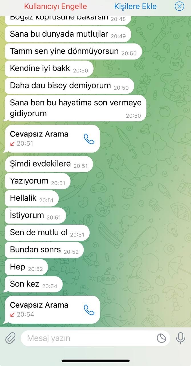 Bugün tanışıp buluştuk iletişimi kestim diye yazdığına bakın! Benim yerimde olsaydınız ne yapardınız?