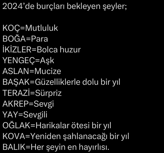 2024’den burcunuzun vadettiklerini alabiliyor musunuz?