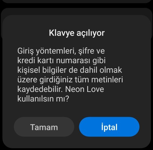 Klavye uygulaması yükledim de sizce güvenli mi?