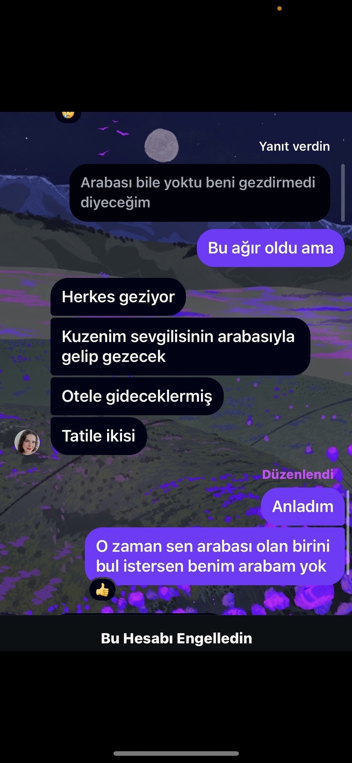 Arabam yok diye dalga geçen kız arkadaşım?