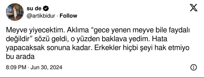 En son ne için “battı balık yan gider” dediniz?