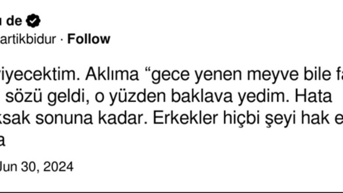 En son ne için “battı balık yan gider” dediniz?