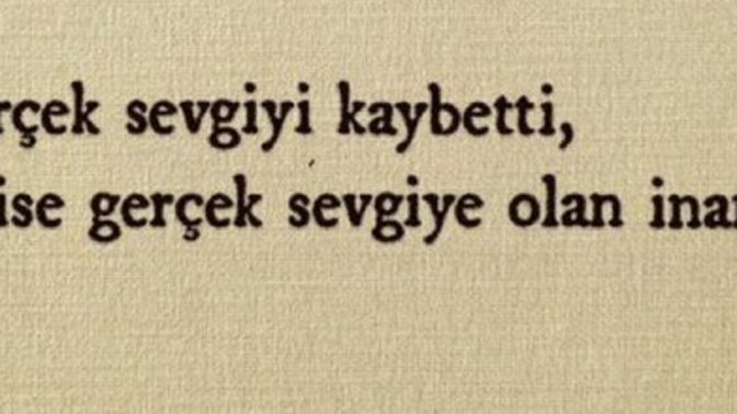 Kaybetmek ten korktuğun senin gerçeğin ?
