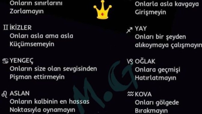 Burçlara karşı neler yapmamalıyız?