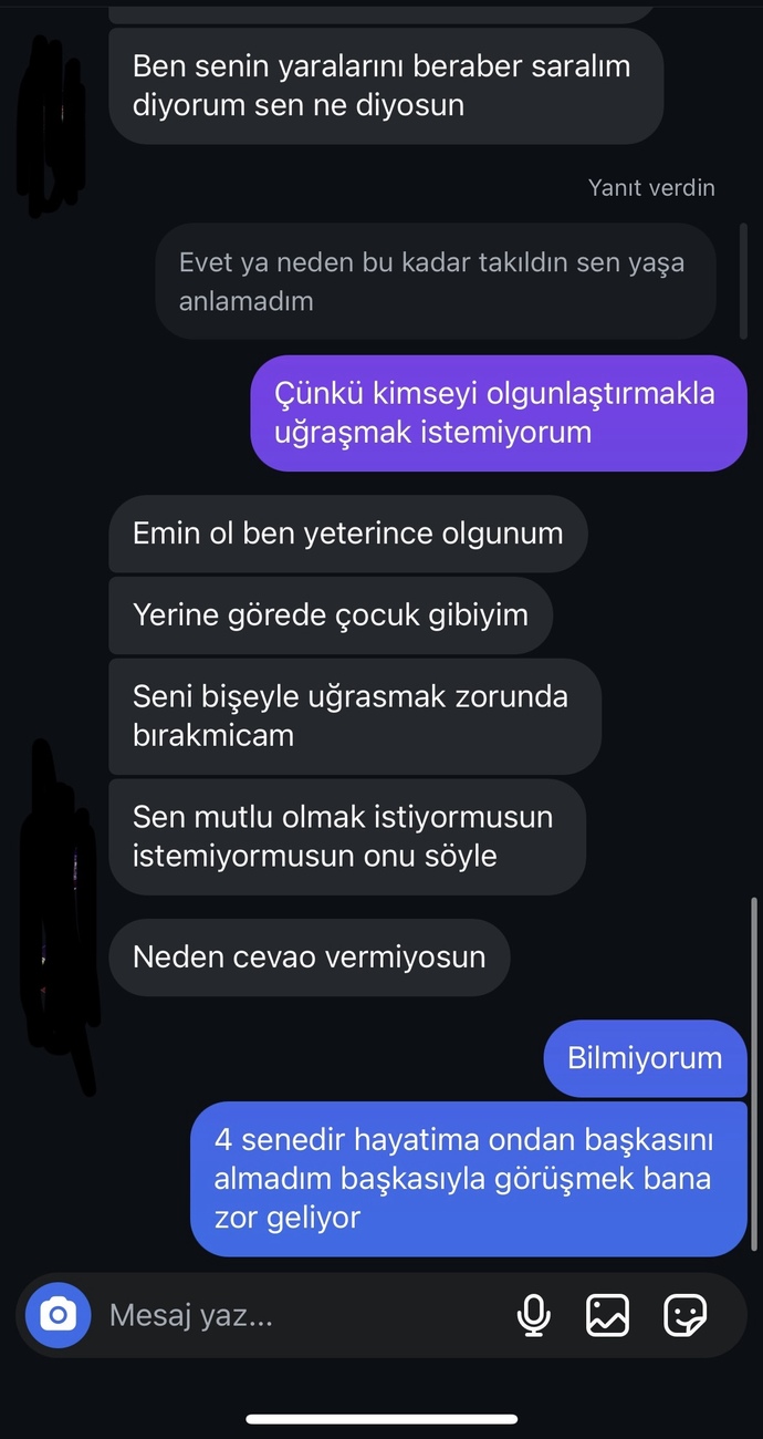 İnstagramda konuştuğum çocuğa ağir mi konuşmuşum sizce?