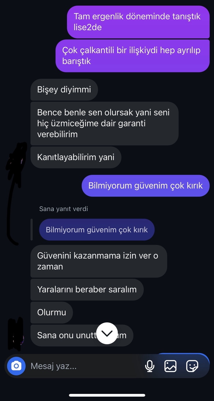 İnstagramda konuştuğum çocuğa ağir mi konuşmuşum sizce?