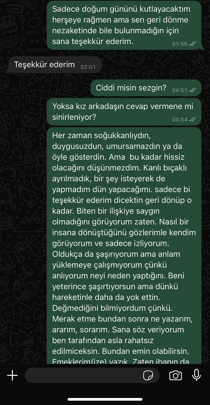 İyi yapmış mıyım, bilmiyorum, sizce?