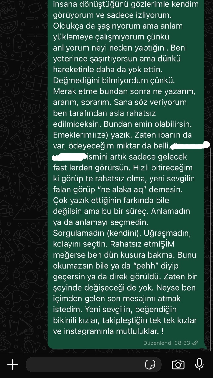 İyi yapmış mıyım, bilmiyorum, sizce?
