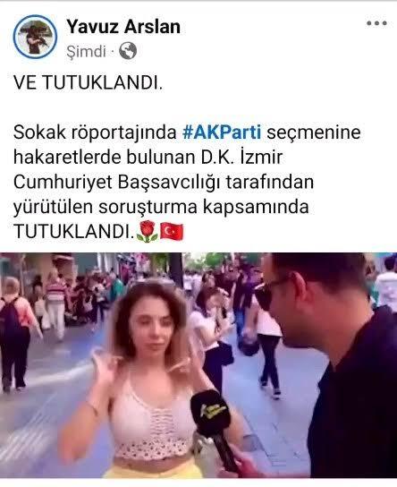 Bu kızın tutuklanması hakkındane düşünüyorsunuz?