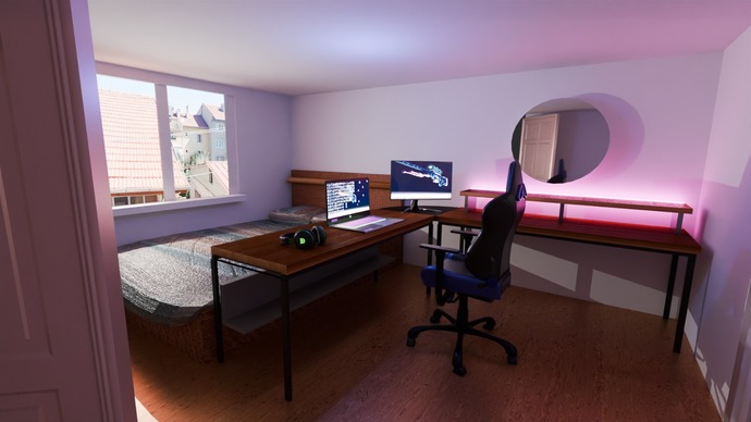 Blender ile modelledim