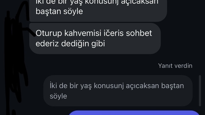 İnstgarmda konuştuğum kişi kaba değil mi?