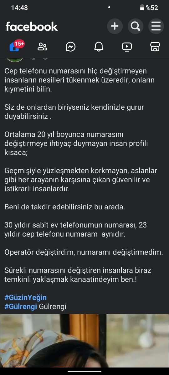 Hic numaranı değiştirdin mi?