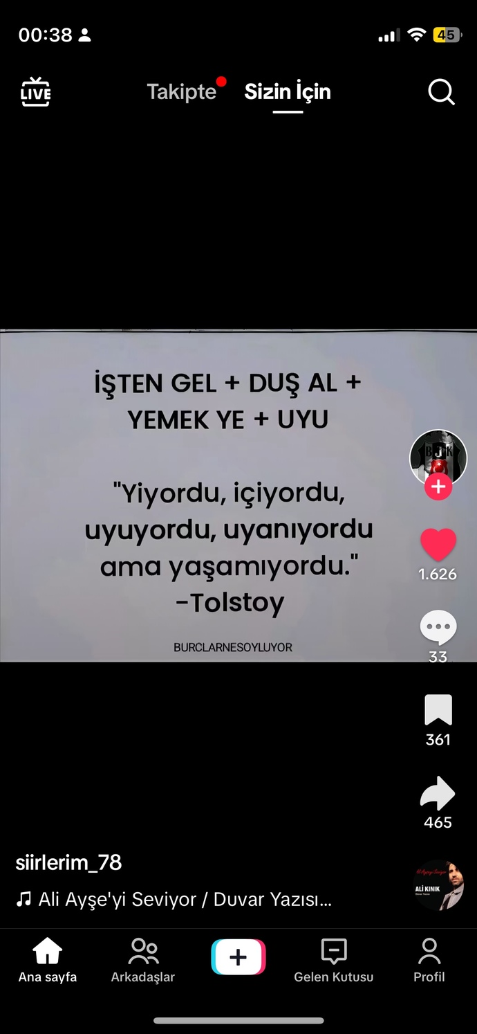 Sen Ne Haldesin?
