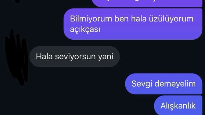 Biriyle konuşunca böyle oluyorum?