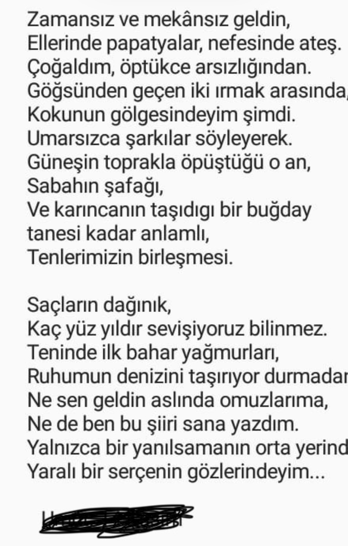 Şöyle bir şey yazan arkadaşta biraz da olsa sapıklık var mıdır sizce?