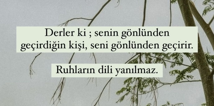Her daim gönlünüzden geçirdiğiniz biri var mı?