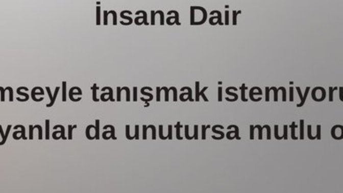 Sana acılan bütün kapıları kapatıp AŞK ve SEVGİ adına ne varsa düşündüğün elin le itip ben artık yokum dediğin olumu?
