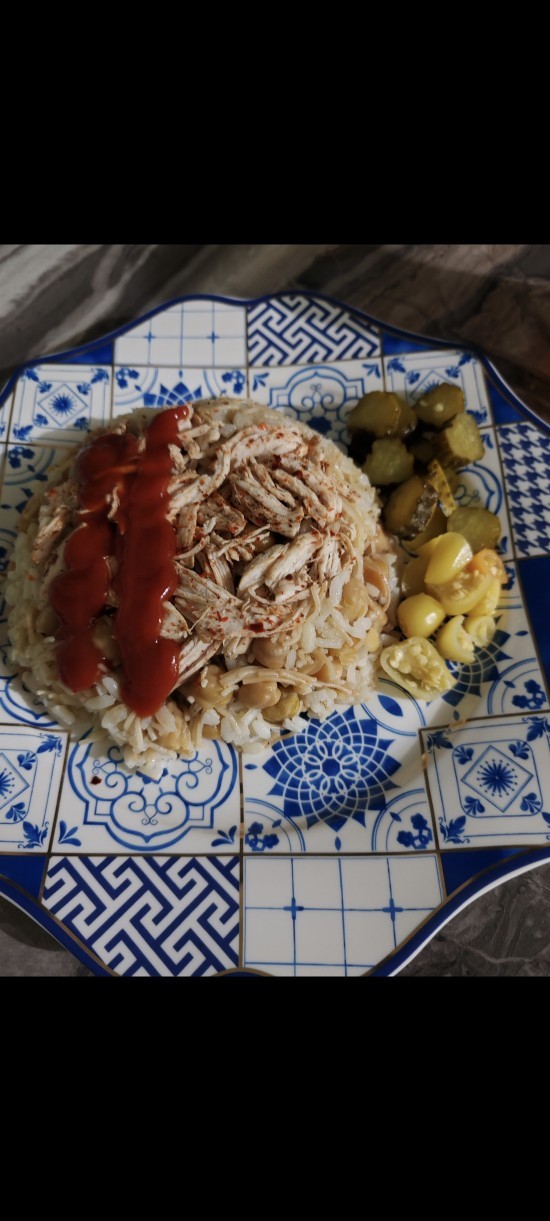 Ketçaplı pilav denediniz mi?