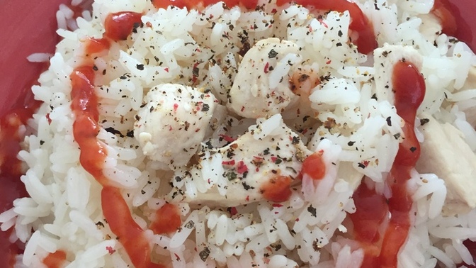 Ketçaplı pilav denediniz mi?
