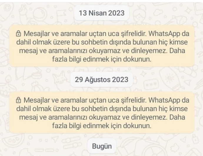 Bu yazinin iki kere gelmesi ne anlama geliyor, normalde 1 kere gelmiyo mu, arada mesaj mi silinmis?
