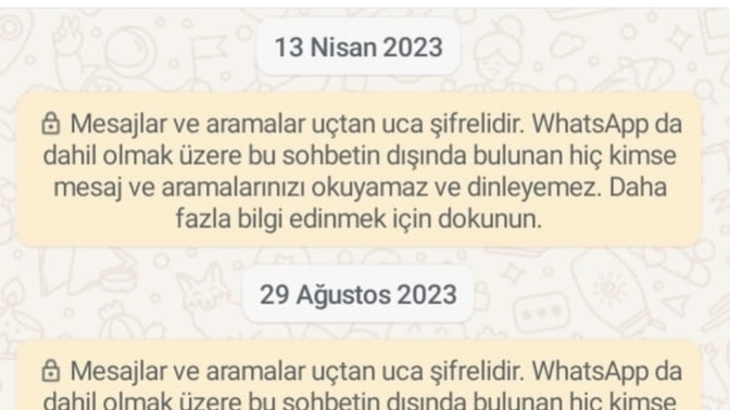 Bu yazinin iki kere gelmesi ne anlama geliyor, normalde 1 kere gelmiyo mu, arada mesaj mi silinmis?