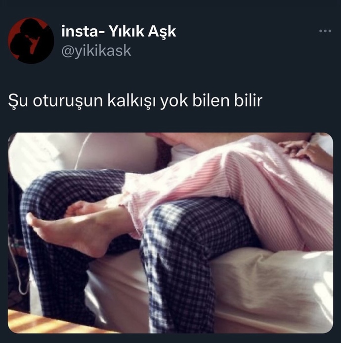 Sevgiliyle hangi aktivitenin doyumu olmaz?