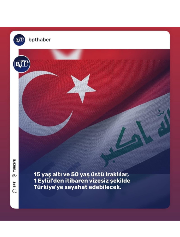 Iraklıların vizesiz girme hakkı ile ilgili düşünceniz nedir?