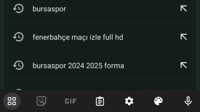 Arama kısmında çıkan bu geçmişi nasıl silebiliriz?