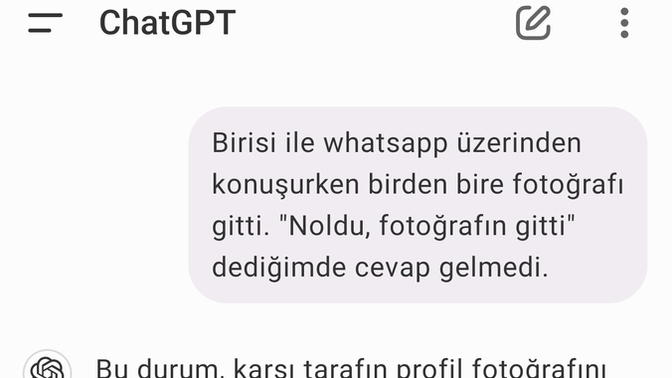 YapayZeka ile dertleştiğiniz oluyor mu?