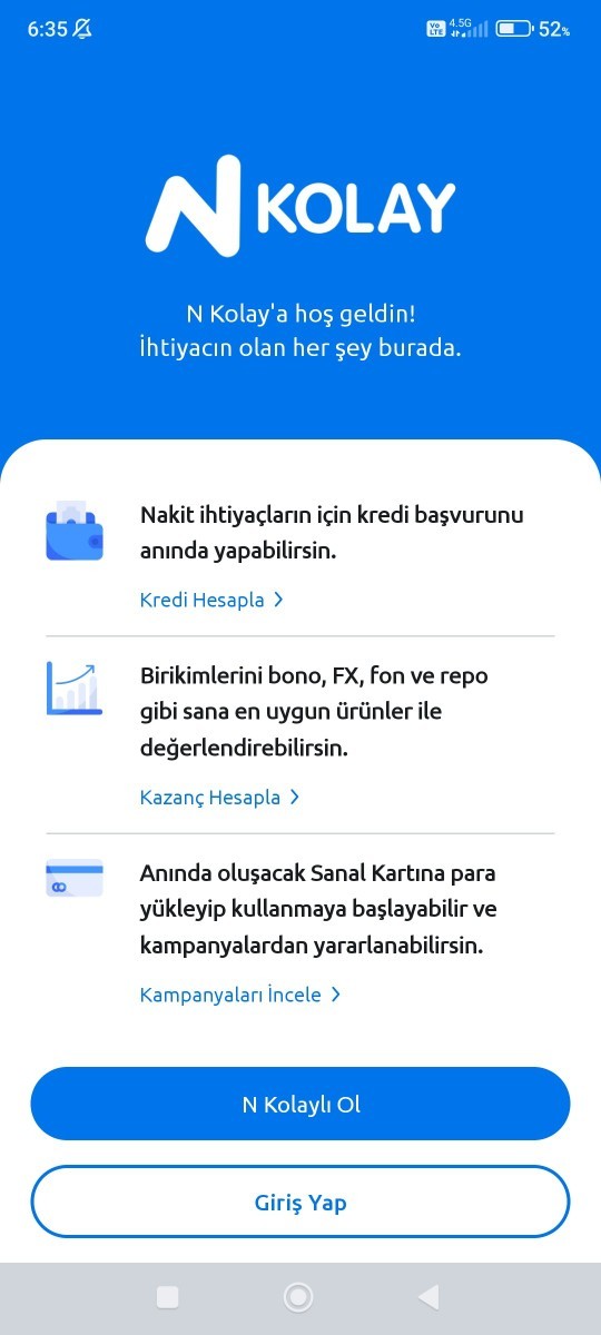 Aktif bank NKolay ilk kez üye olmak istiyorum ama?