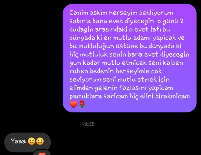 Sevdiğim kız bunu atti?